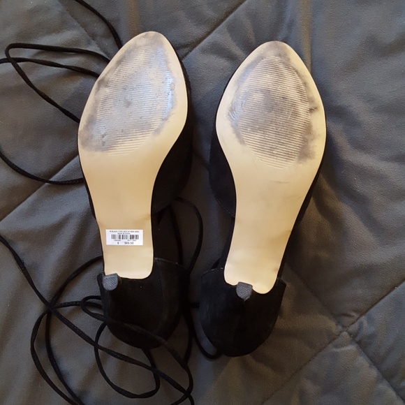 Torrid leather lace up mini heels - Picture 3 of 3